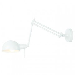 WALL LAMP HELM WHITE METAL - WALL LAMPS